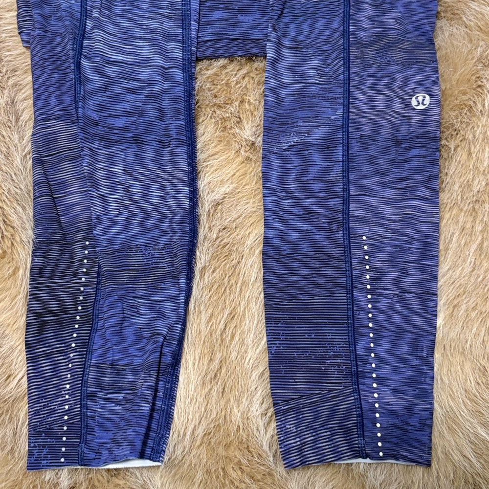 Lululemon Fast & Free Tight || Legging Size 4 beautiful color, print Nulux $128